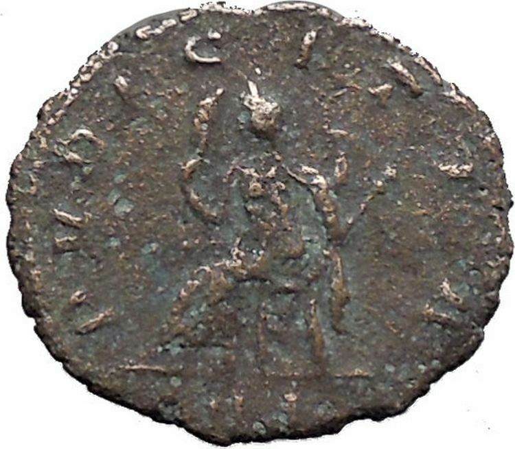 Salonina Valerian I doughter in law Rare Ancient Roman Coin Sexual virtue i46886