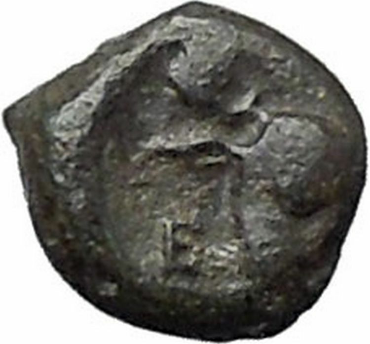 EPESUS Ephesos IONIA 405BC Bee Stag's Head Authentic Ancient Greek Coin i48232