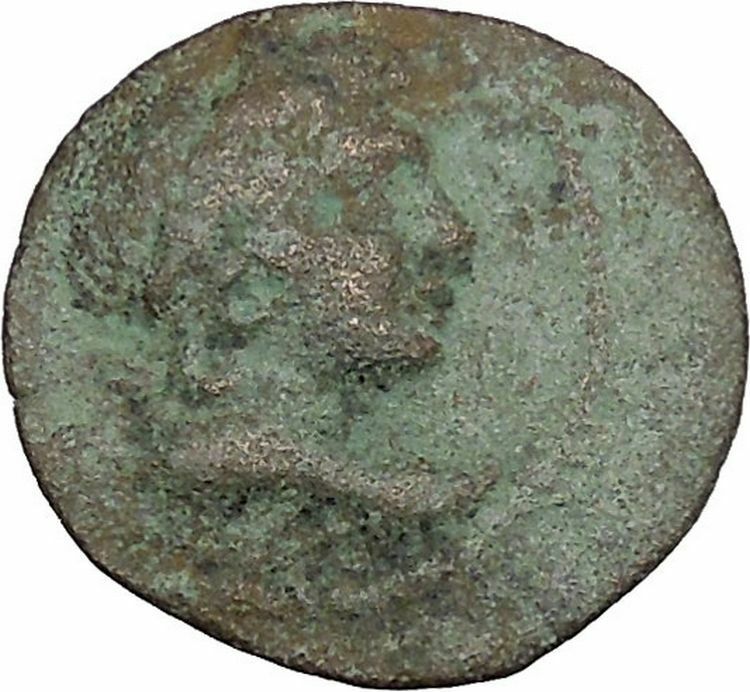 ANTIOCHOS VII Euergetes 138BC Eros Cupid Isis Ancient Greek Seleucid Coin i48423