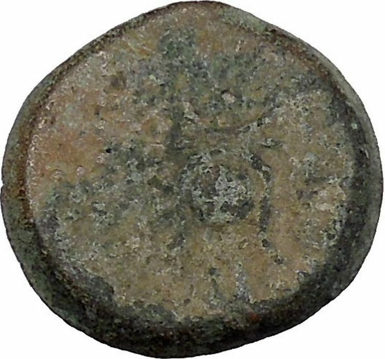 ANTIOCHOS VII Euergetes 138BC Eros Cupid Isis Ancient Greek Seleucid Coin i48423