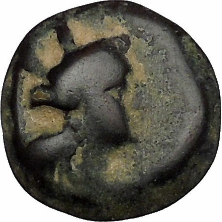 Arados in Phoenicia 300BC Ancient Greek Coin Ship Galley Tyche Fortuna i48433