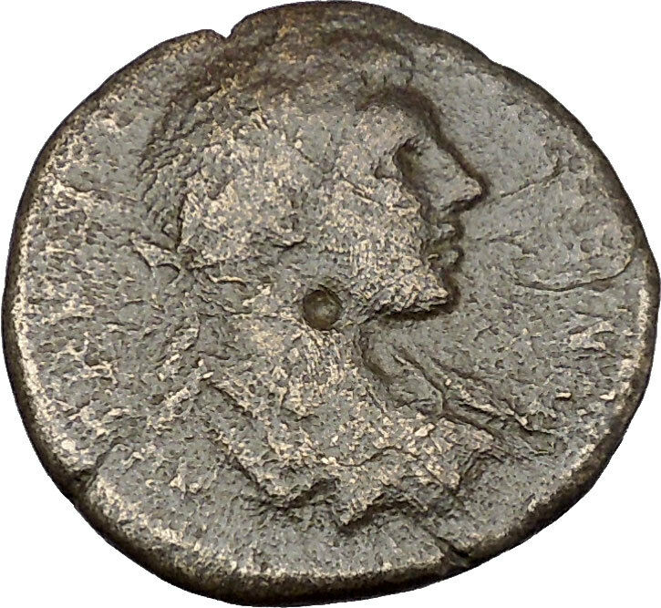 ELAGABALUS Nicopolis ad Istrum Ancient Roman Coin Tyche Fortuna Wealth i48498