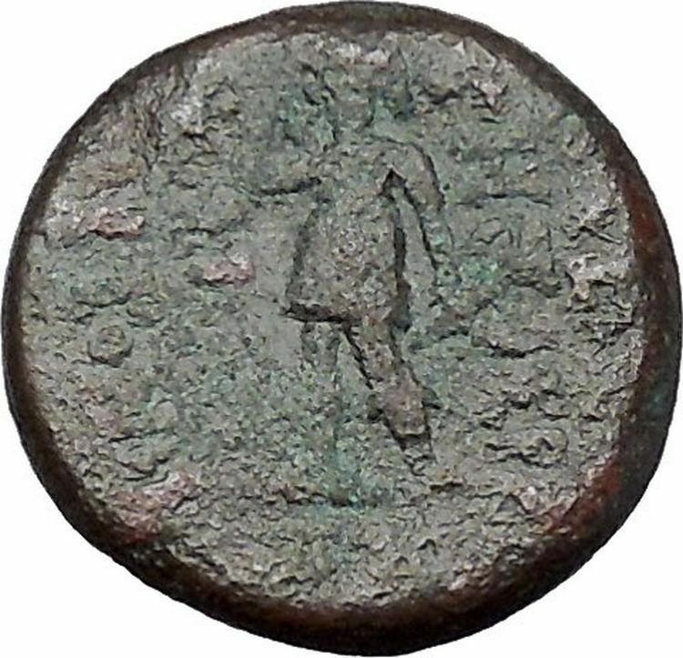 ANTIOCHOS IX Kyzikenos 108BC Seleukid Apollo Artemis Ancient Greek Coin i47176