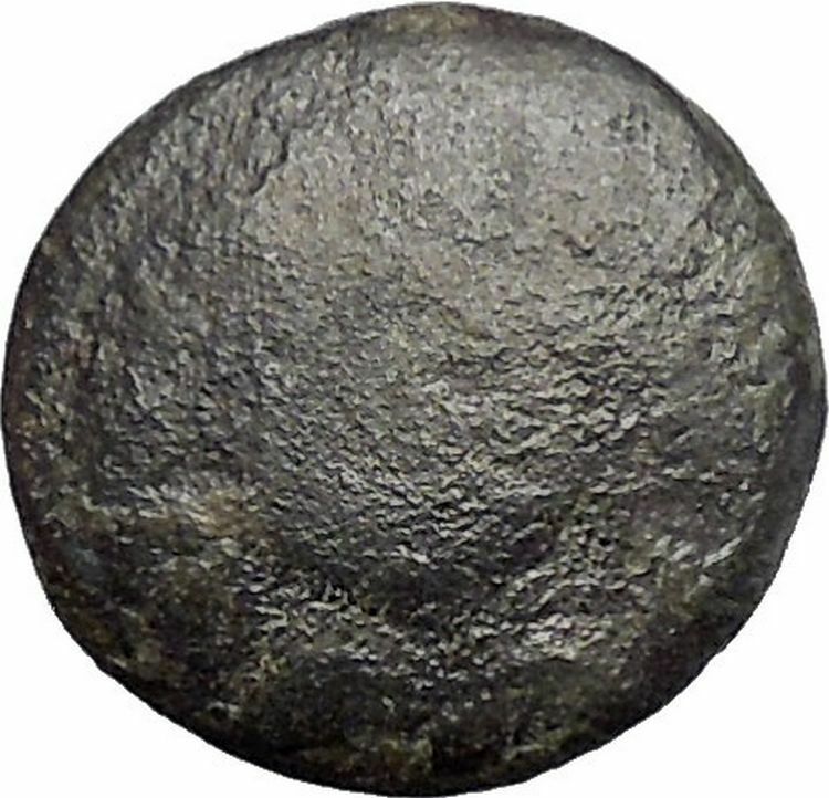 ANTIOCHOS III Megas 222BC Medusa Shield Elephant SELEUKID Greek Coin i48633