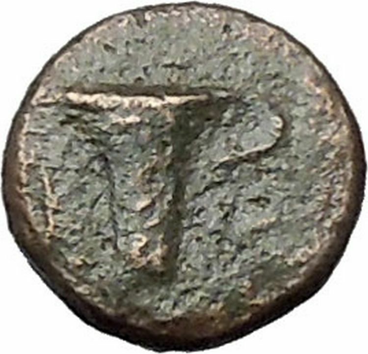 Kyme in Aeolis 350BC EAGLE & VASE on Authentic Ancient Greek Coin i48573