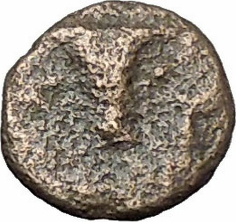 Kyme in Aeolis 350BC EAGLE & VASE on Authentic Ancient Greek Coin i48567