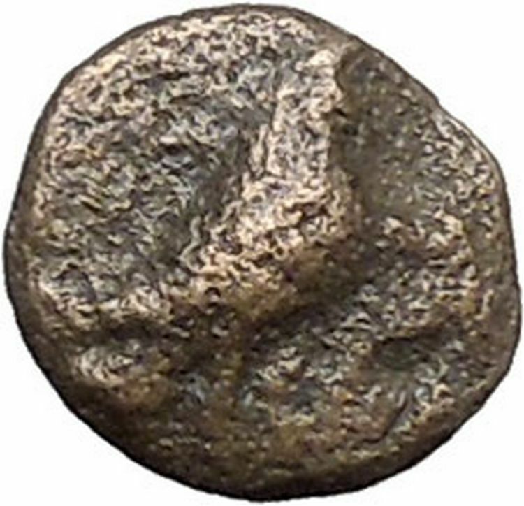 Kyme in Aeolis 350BC EAGLE & VASE on Authentic Ancient Greek Coin i48567