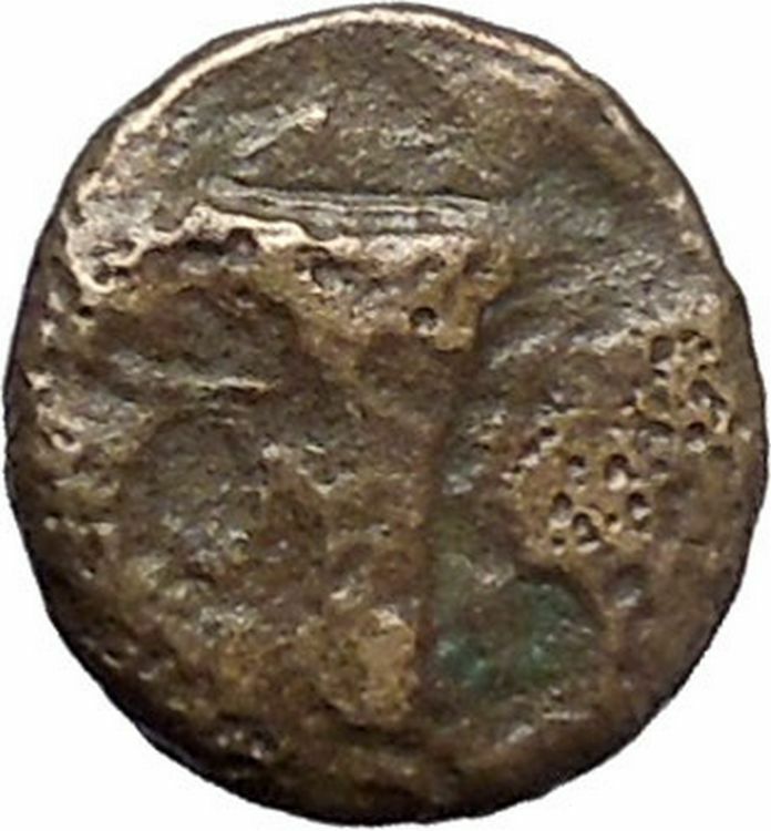 Kyme in Aeolis 350BC EAGLE & VASE on Authentic Ancient Greek Coin i48606