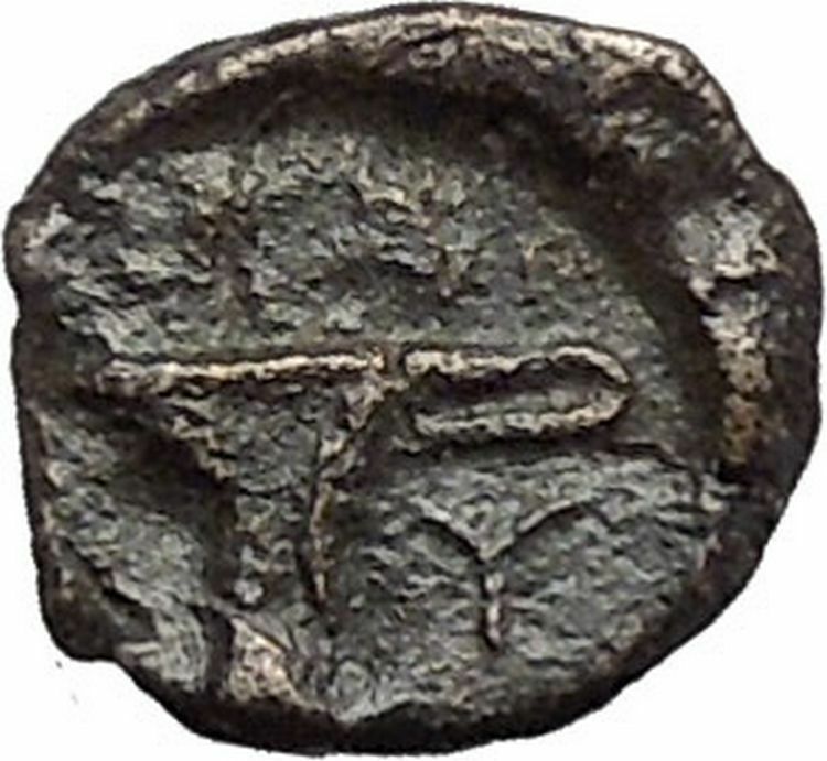 Kyme in Aeolis 350BC EAGLE & VASE on Authentic Ancient Greek Coin i48613