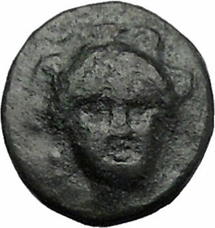 CHALKIS in EUBOEA 290BC Hera Eagle Serpent Authentic Ancient Greek Coin i48796