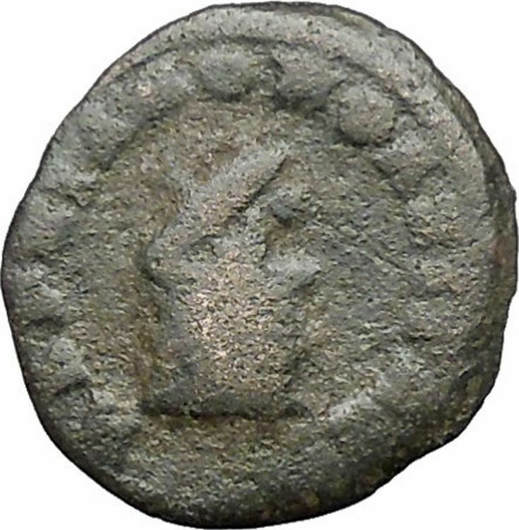 Diadumenian Marcianopolis Ancient Roman Coin Serpent in cista mystica i49393