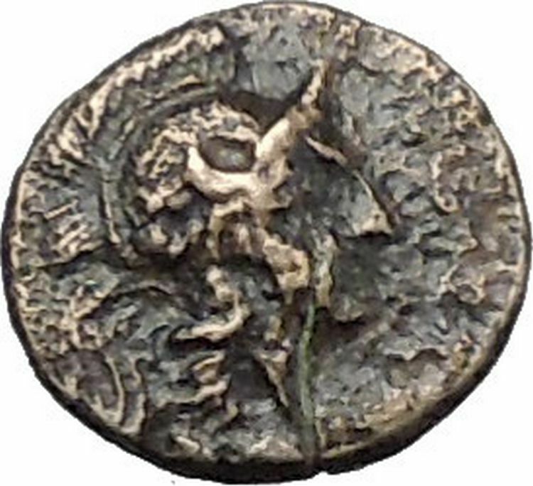 PERGAMON in MYSIA 310BC Hecules Athena Authentic Ancient Greek Coin i49524