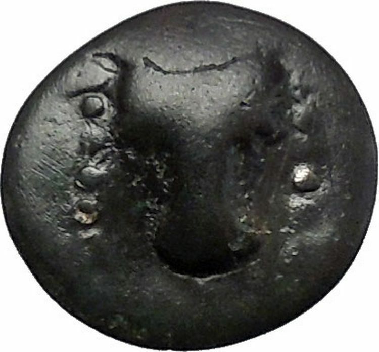 PHOKIAN LEAGUE Phokis 354BC Bull Wreath Authentic Ancient Greek Coin RARE i49478