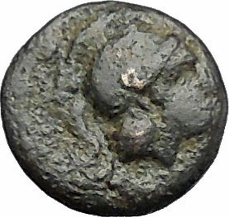 PERGAMON in MYSIA 310BC Hecules Athena Authentic Ancient Greek Coin i49526