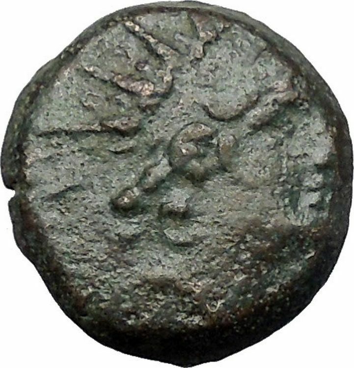 Cleopatra Thea & Antiochos VIII Seleukid Kingdom Owl Ancient Greek Coin i49572