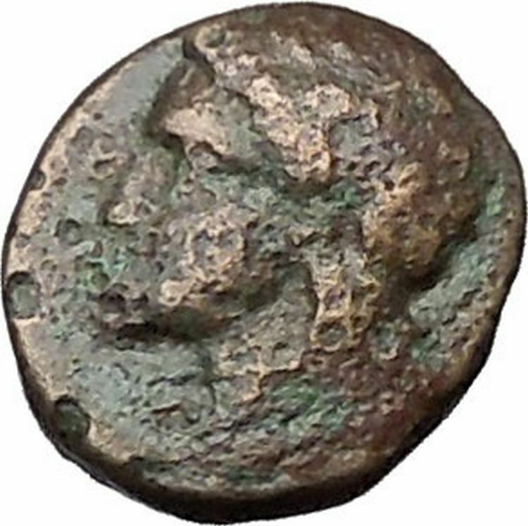 Klazomenai in Ionia 380BC Authetic Ancient Greek Coins Apollo Cult Swan i49599