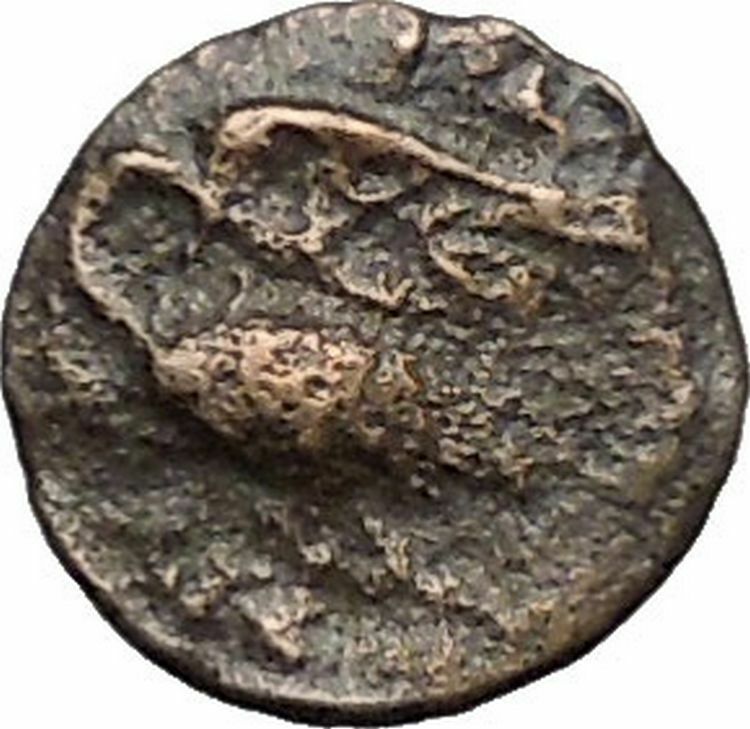 Klazomenai in Ionia 380BC Authetic Ancient Greek Coins Apollo Cult Swan i49603