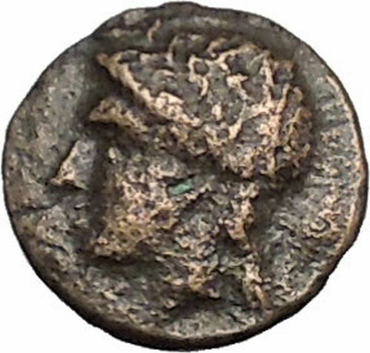 Klazomenai in Ionia 380BC Authetic Ancient Greek Coins Apollo Cult Swan i49603