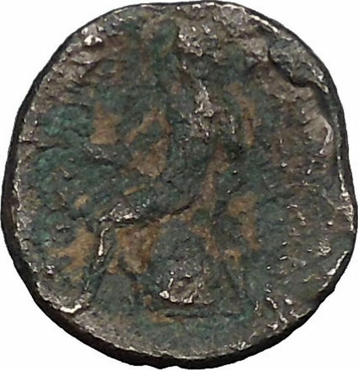 ANTIOCHOS III Megas 222BC SELEUKID Rare Ancient Greek Coin APOLLO seated i49736