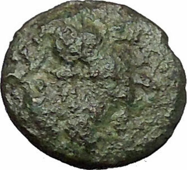 Lysimacheia in Thrace 309BC RARE Ancient Greek Coin Athena Grain wreath i49743