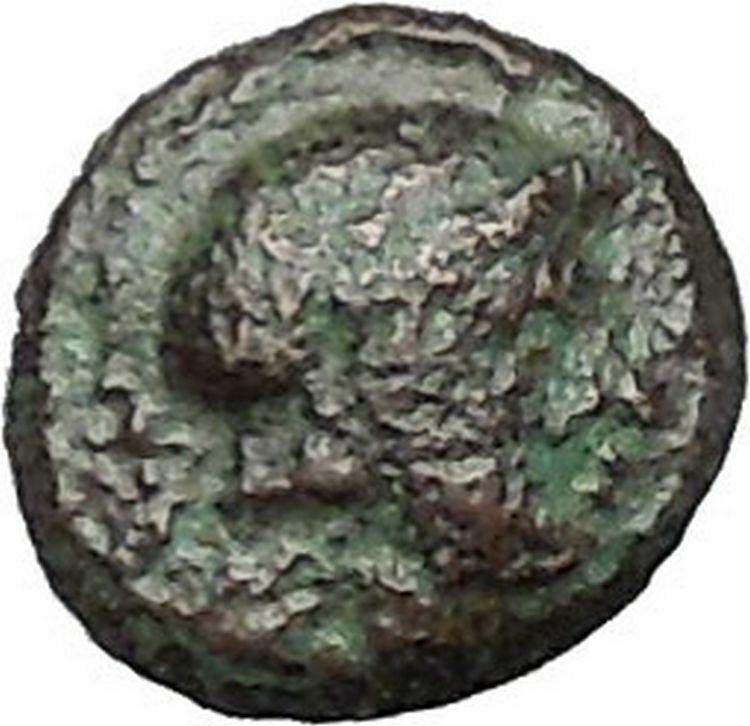 Neonteichos in Aeolis 200BC Ancient Greek Coin Athena Minerva Magic OWL i49638