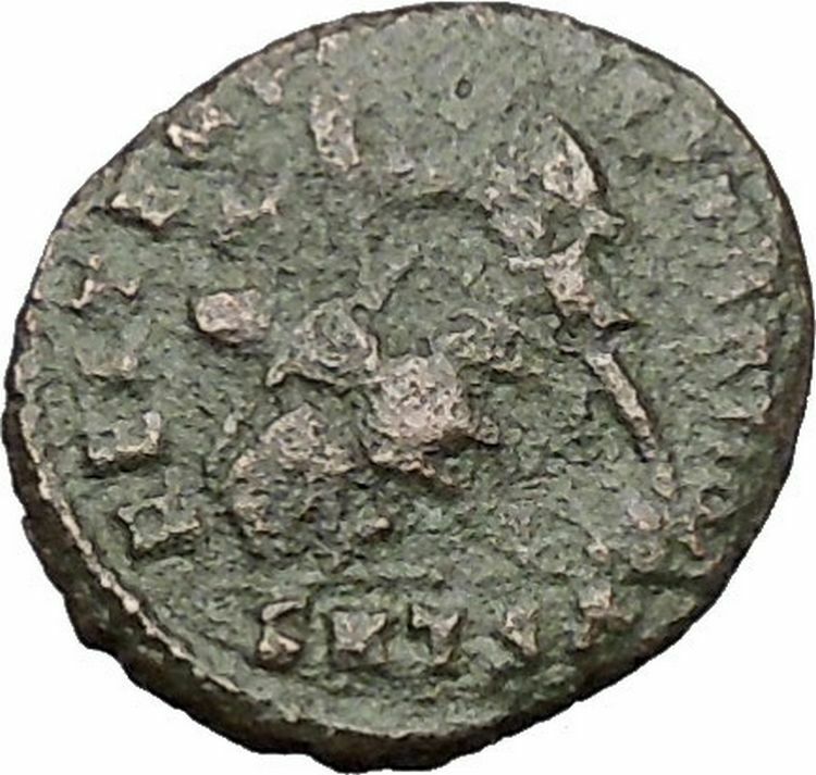 CONSTANTIUS II Constantine the Great son Ancient Roman Coin Battle Horse i50778