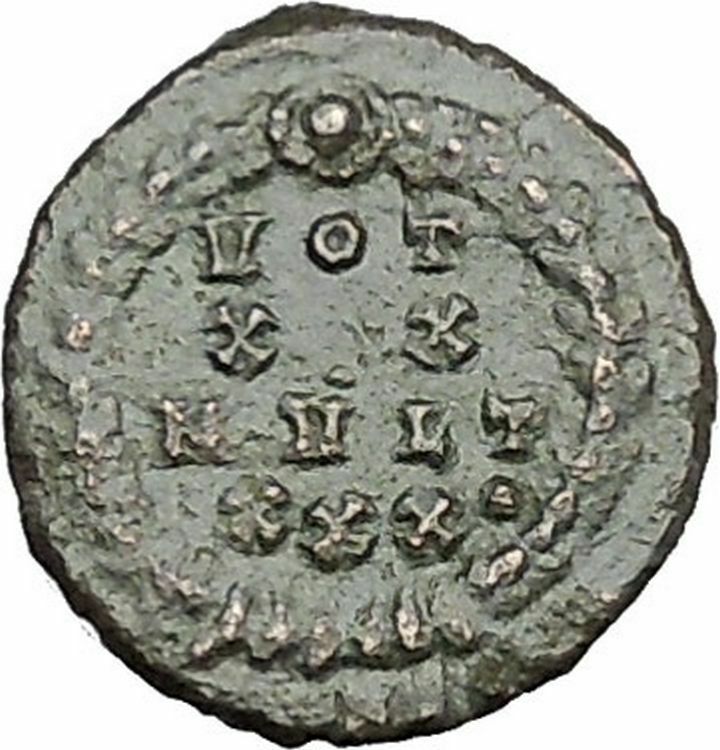 CONSTANTIUS II son of Constantine the Great Roman Coin Wreath of success i50805