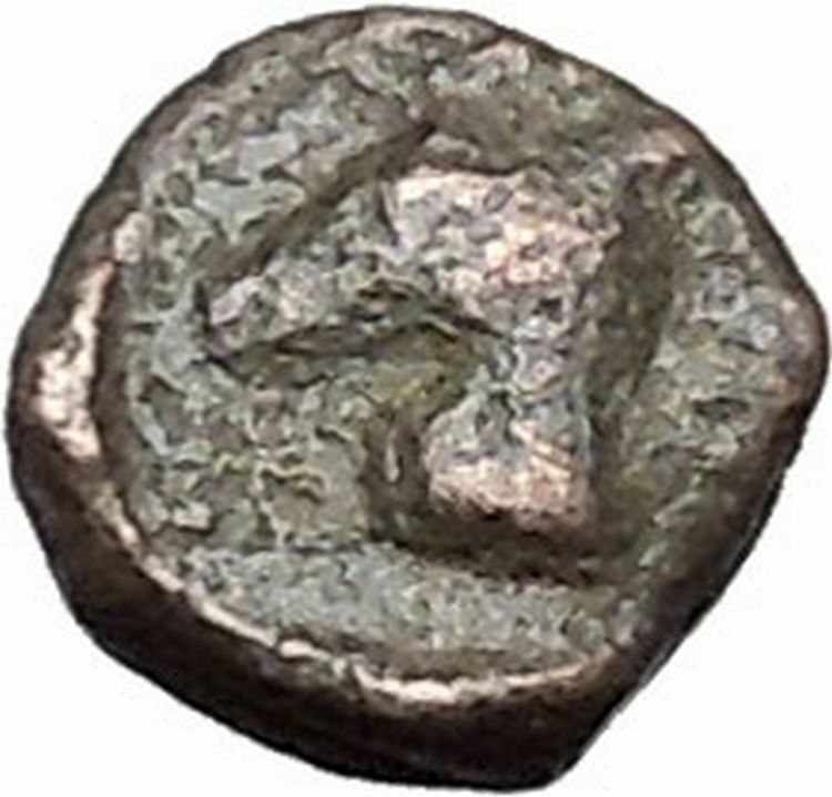 EPESUS Ephesos IONIA 405BC Bee Stag's Head Authentic Ancient Greek Coin i48887