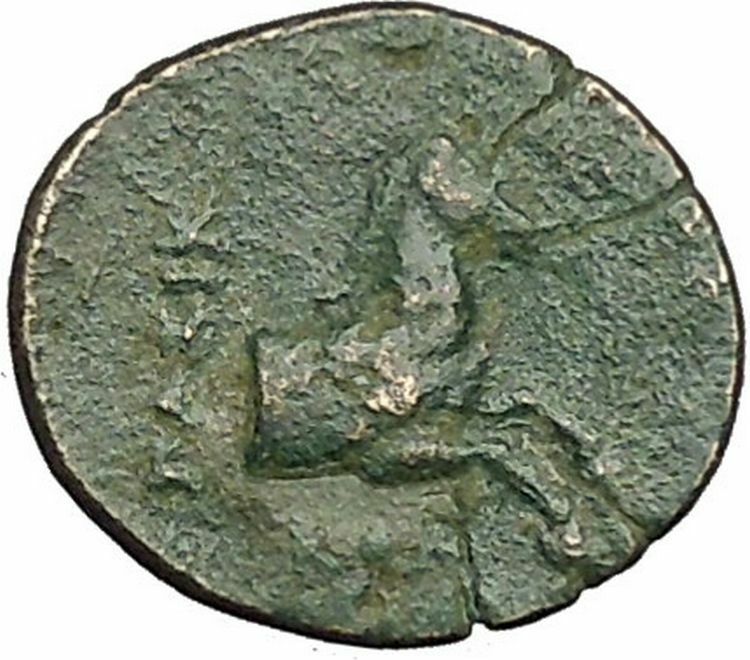 Kolophon in Ionia 360BC Apollo and Horse on Authentic Ancient Greek Coin i51863