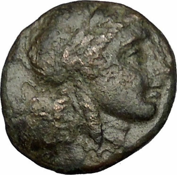 ACHAIOS Rebel KING of SELEUKID Empire Apollo Eagle RARE R2 Greek Coin i51954