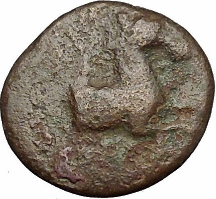 Kyme in Aeolis 350BC Horse & Vase Genuine Authentic Ancient Greek Coin i51860