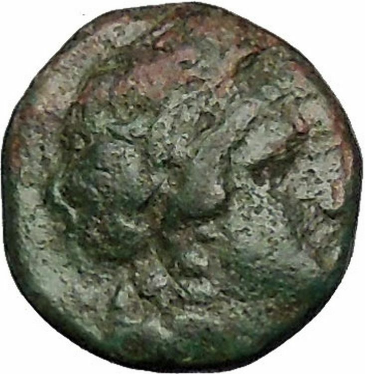 ANTIOCHOS II Theos 261BC Apollo Kithara Lyre Authentic Ancient Greek Coin i51861