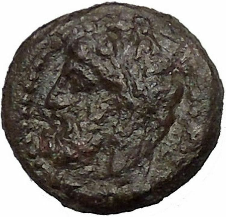 GELA in SICILY 350BC Demeter River God Gelas Rare Ancient Greek Coin RARE i51431