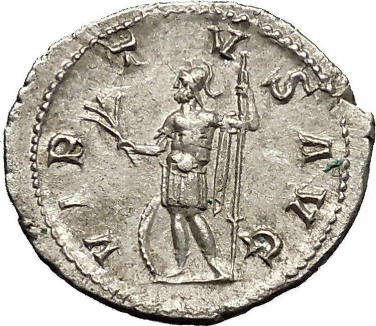 Gordian III 240AD Silver Ancient Roman Coin Virtus Excellence Courage i52324