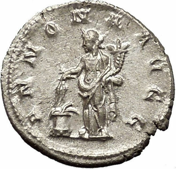 Philip I 'the Arab' Silver Ancient Roman Coin Annona Cult Grain supply i52051