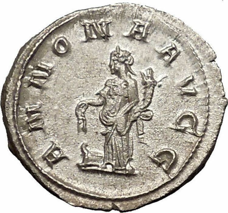 Philip I 'the Arab' Silver Ancient Roman Coin Annona Cult Grain supply i52046