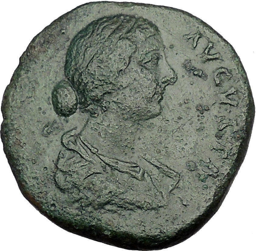 FAUSTINA II Marcus Aurelius Wife Sestertius Ancient Roman Coin Fertility i52083