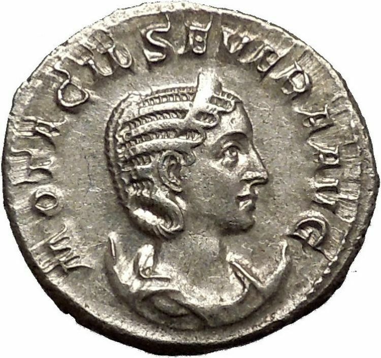 Otacilia Severa 247AD Silver Ancient Roman Coin Concordia Harmony Cult i52143