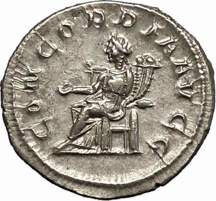 Otacilia Severa 247AD Silver Ancient Roman Coin Concordia Harmony Cult i52143