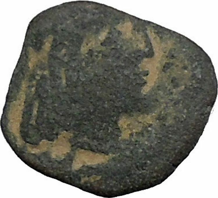 King Syllaeus of Arab Caravan Kingdom of Nabataea Ancient Greek Type Coin i50395