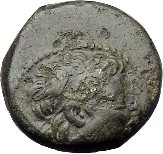 SELEUKID KINGDOM Alexander II Zabinas 128BC Ancient Greek Coin Dionysus i29891