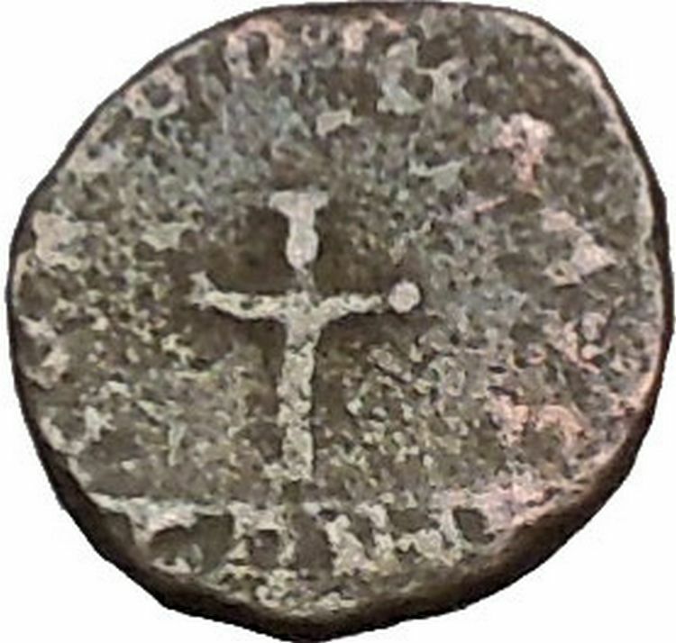 ARCADIUS 404AD Authentic Ancient Genuine Roman Coin Cross i53040