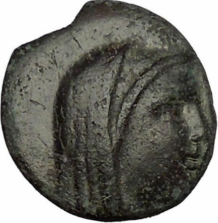 SMYRNA IONIA as Eurydikeia 288BC Eurydike Lysimachos Daughter Greek Coin i52974