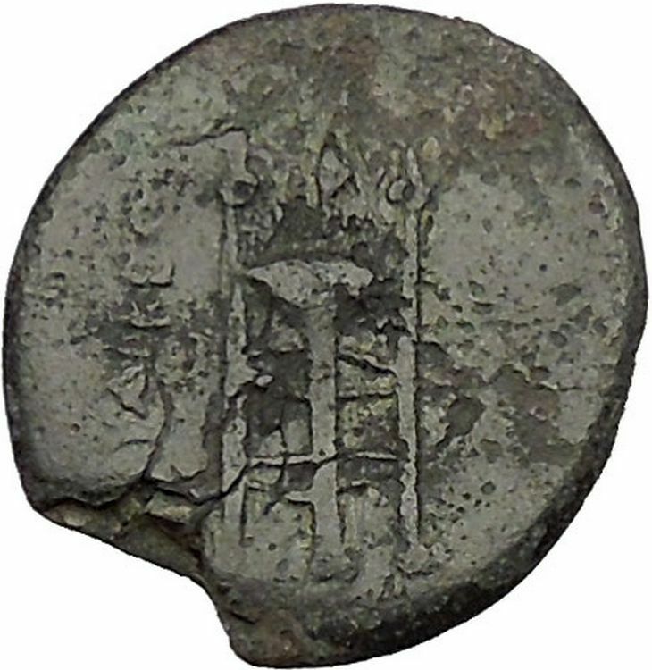 SMYRNA IONIA as Eurydikeia 288BC Eurydike Lysimachos Daughter Greek Coin i52974