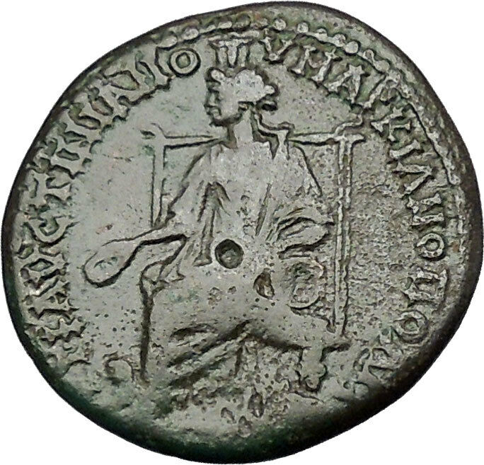 CARACALLA 198AD Marcianopolis CYBELE Lions Authentic Ancient Roman Coin i50919