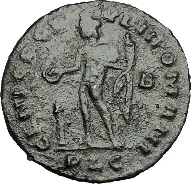 Constantius I 'Chlorus' as Caesar 302AD Rare Ancient Roman Coin Genius i51065