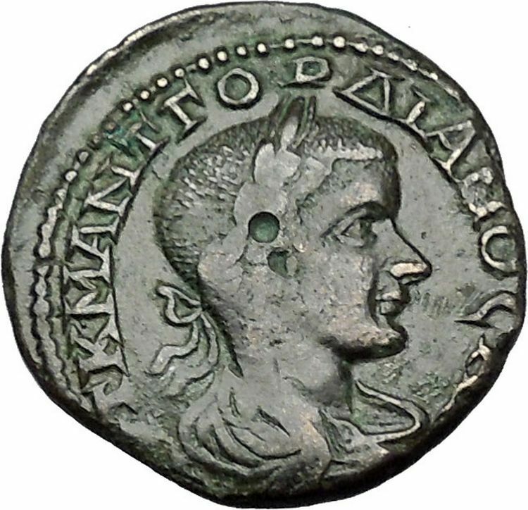 GORDIAN III 238AD Hadrianopolis Thrace DEMETER Genuine Ancient Roman Coin i50912