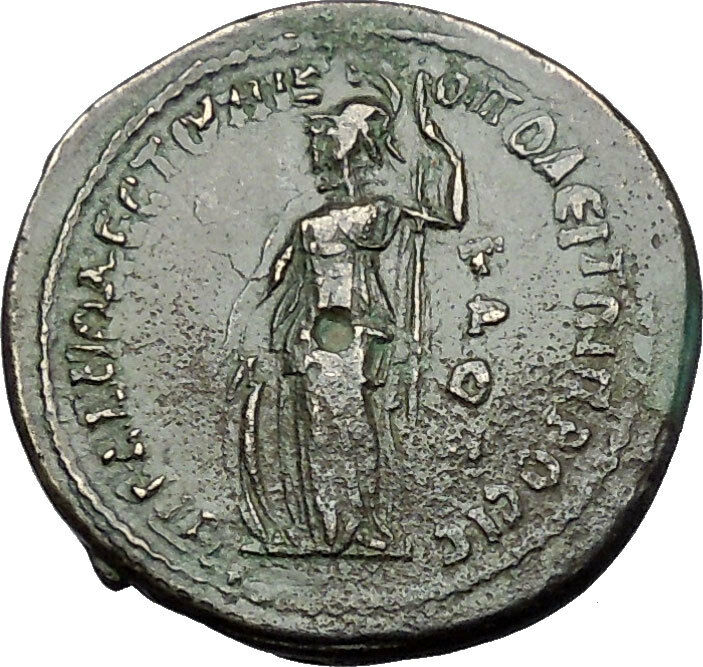 GORDIAN III 238AD Nicopolis ad Istrum ATHENA Authentic Ancient Roman Coin i50899