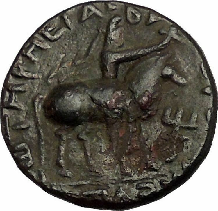 VIMA TAKTO Soter Megas 80AD Kushan India Empire Tetradrachm Greek Coin i53561