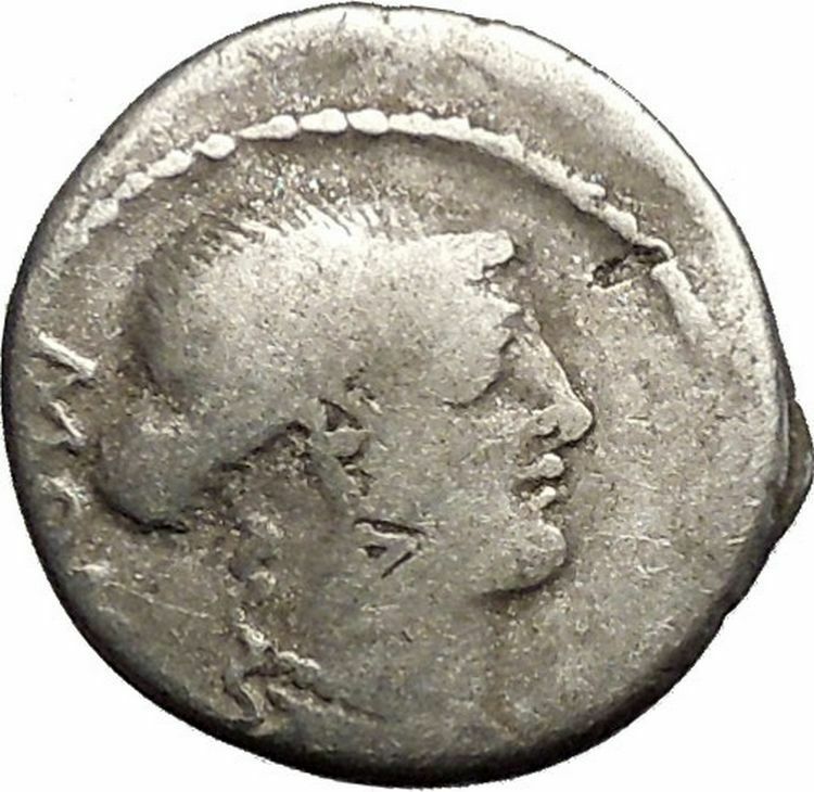 Roman Republic 46BC Rome JUNO Moneta Coin Minting Vulcan on Silver Coin i52487